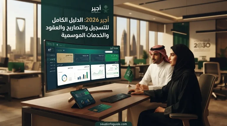 أجير 2026 للتسجيل والتصاريح والعقود والخدمات الموسمية في السعودية