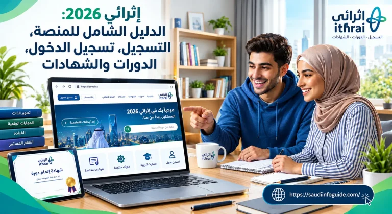 إثرائي 2026: الدليل الشامل للتسجيل وتسجيل الدخول والدورات والشهادات