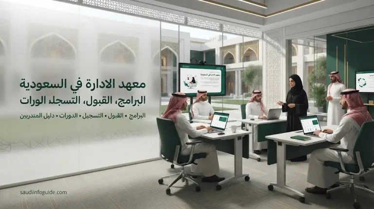 معهد الادارة في السعودية للبرامج والتسجيل والدورات