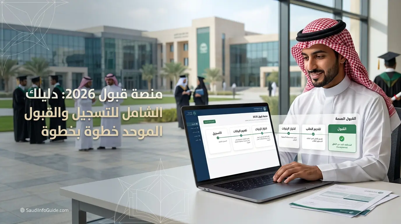منصة قبول 2026 للتسجيل والقبول الموحد