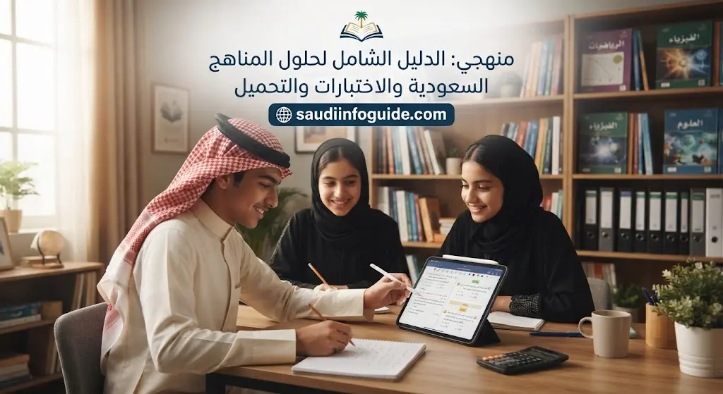 منهجي 2026 لحلول المناهج السعودية والاختبارات والتحميل