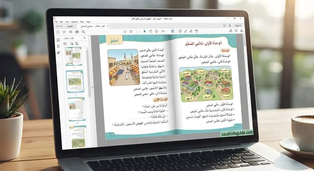 فتح الكتاب أو الحل التعليمي في موقع كتبي