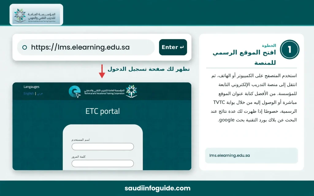 فتح الموقع الرسمي لمنصة بلاك بورد التقنية